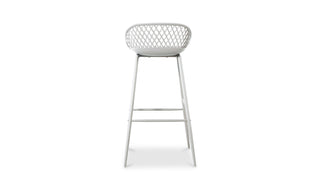 Piazza Outdoor Barstool White - Set Of Two