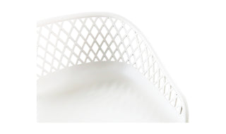 Piazza Outdoor Barstool White - Set Of Two