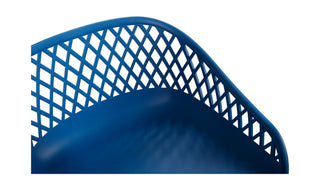 Piazza Outdoor Barstool Blue - Set Of Two
