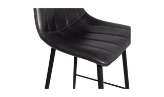 Alibi Counter Stool Matte Black - Set Of Two