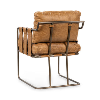 Strapling Leather Dining Chair