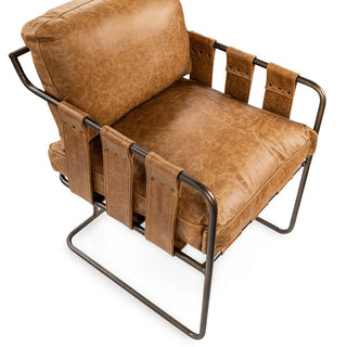 Strapling Leather Dining Chair
