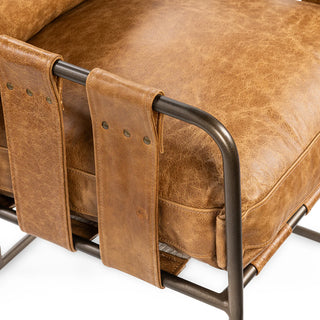 Strapling Leather Dining Chair