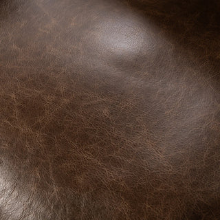 Strapling Leather Dining Chair - Cocoa Brown