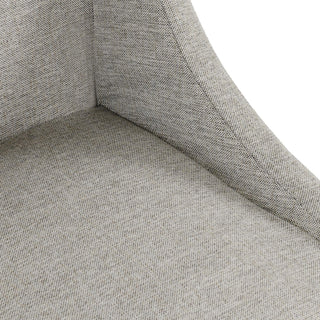Warwick Upholstered Rolling Dining Chair