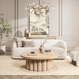 Argon Sofa - Ivory Blush