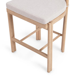 Oliver Outdoor Armless Barstool - Butterscotch