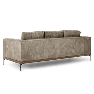 Bentley Leather Sofa - Storm Gray MX