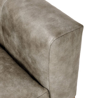 Bentley Leather Sofa - Storm Gray MX