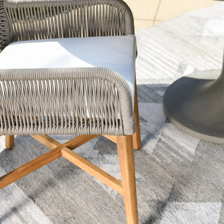 Marley Outdoor Dining Chair - Gray