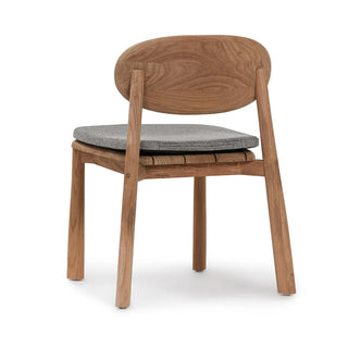 Aston Outdoor Dining Chair - Natural/Gray