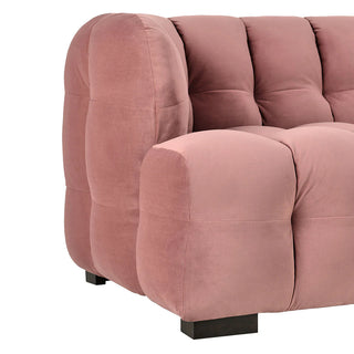 Petra Velvet Sofa - Blush