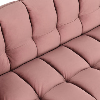 Petra Velvet Sofa - Blush
