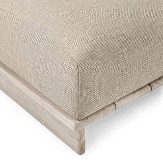 Livia Teak 3pc Outdoor Sectional Taupe