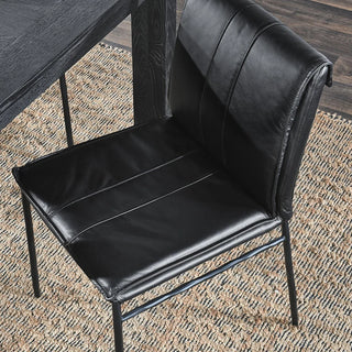 Mayer Leather Dining Chair Set of 2