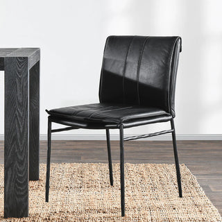 Mayer Leather Dining Chair Set of 2