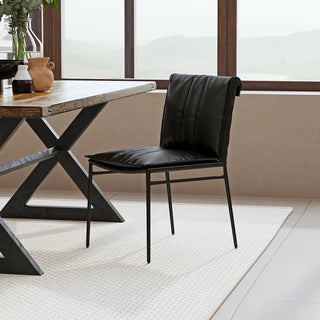 Mayer Leather Dining Chair Set of 2