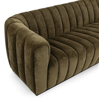 Vanty Upholstered Sofa - Olive Green