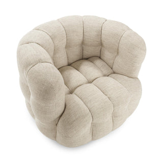 Walter Swivel Accent Chair - Flax