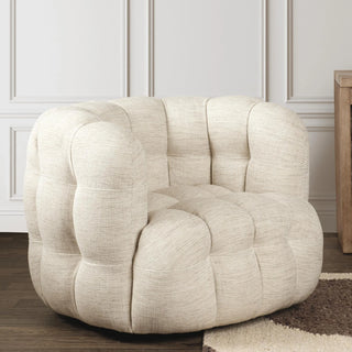 Walter Swivel Accent Chair - Flax