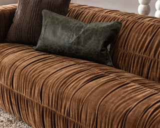 Afeela Upholstered Sofa - Bronze