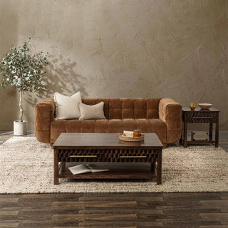 Thea Upholstered Sofa - Bronze