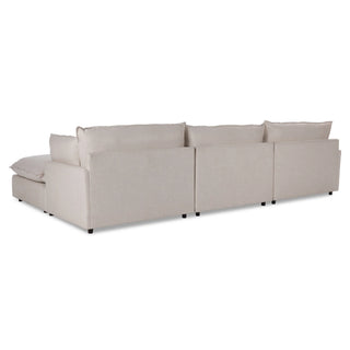 Caplan Upholstered 4pc Modular Sectional Dawn