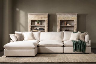 Caplan Upholstered 4pc Modular Sectional Dawn