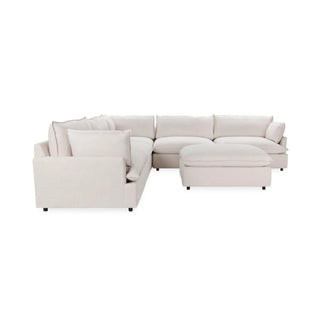 Caplan Upholstered 6pc Modular Sectional w/ Ottoman Dawn