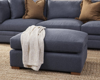 Audrey Upholstered Rectangle Ottoman Rise