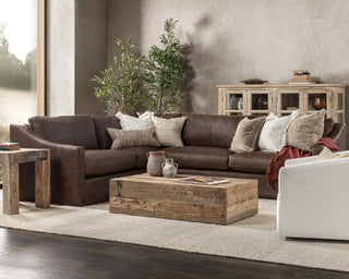 Kipton Leather Sectional El Paso