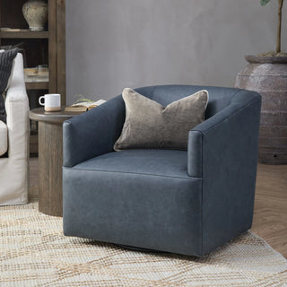 Vernon Leather Swivel Chair El Paso