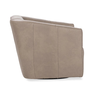 Vernon Leather Swivel Chair Lush
