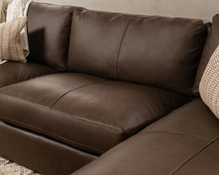 Coburn Leather Right Chaise Sofa Landscape