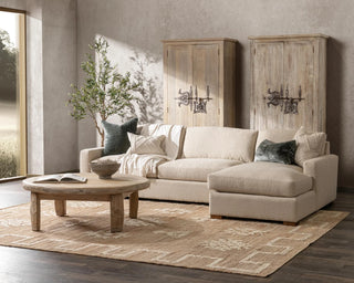 Coburn Upholstered Right Chaise Sofa Rise