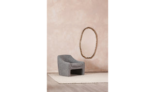 Foundry Oval Mirror Gold
