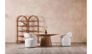 Otago Oval Dining Table Natural Oak