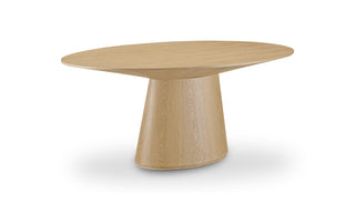Otago Oval Dining Table Natural Oak