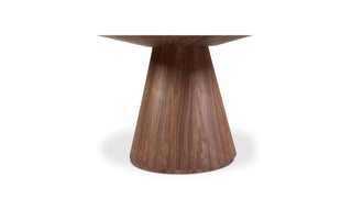 Otago Round 54In Dining Table Walnut Brown