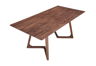 Godenza Rectangular Dining Table Brown