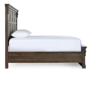 Adelaide Solid Wood Bed - Cocoa Brown (Eastern King)