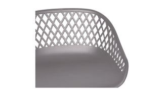 Piazza Outdoor Counter Stool Grey - Set Of Two