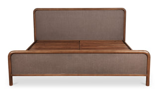 Rye King Bed Warm Brown