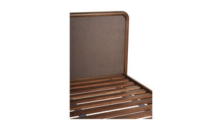 Rye King Bed Warm Brown
