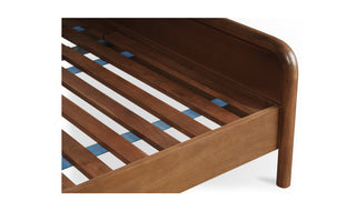 Rye King Bed Warm Brown