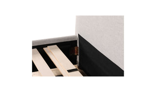 Luzon King Bed Light Grey