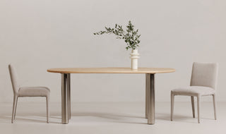 Fia Dining Table Travertine