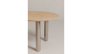 Fia Dining Table Travertine