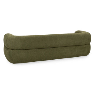 Faris Upholstered Sofa - Dark Olive