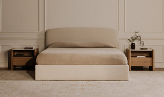 Joan Queen Storage Bed Cream